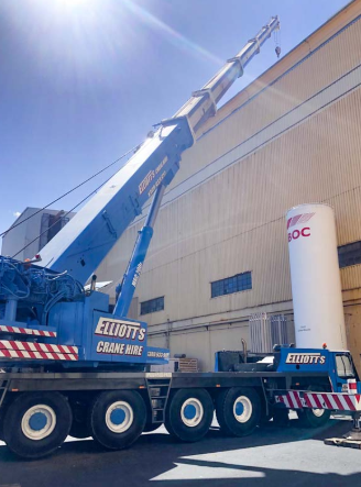 Elliott's crane in the fleet