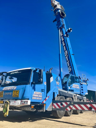 Elliott's crane in the fleet